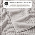 thumbnail image 2 of Great Bay Home Quick Dry Diamond Waffle 6 Piece Towel Set, Light Grey, 2 of 7