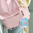 thumbnail image 5 of YYKihy Mini Backpack Keychain Cute Cosmetic Bag For Women Transparent Makeup Bag Key Pocket Lipstick Bag Card Holder Data Cable Organizer Zipper, 5 of 6