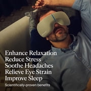 Therabody SmartGoggles (1st Generation) - Bluetooth Heated Massaging Device for Sleep, Focus, and Stress