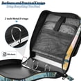 thumbnail image 4 of FORMRS Zipper Binder with Shoulder Strap 2-inch Ring 500 Sheet Capacity File Bag, Boho Style Sun, 4 of 5