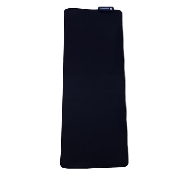 Alfombrilla para ratón Luz LED RGB 8 modos de iluminación Alfombrilla brillante Alfombrilla de goma antideslizante para teclado Eigraketly DZ7285-02B