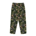 thumbnail image 5 of Naloa Camouflage Skulls Print Women’s Ultra-Soft Comfy Pajama Lounge Pants with Pockets & Drawstring, 5 of 8