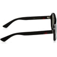 thumbnail image 4 of Gucci GG0009S-001-59 Black Aviator Sunglasses, 4 of 5