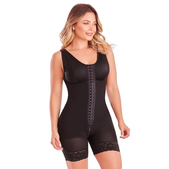 Faja Colombiana Shapewear Studio Women's Black Solid Print Compression Firm Shapewear, 1-Pack