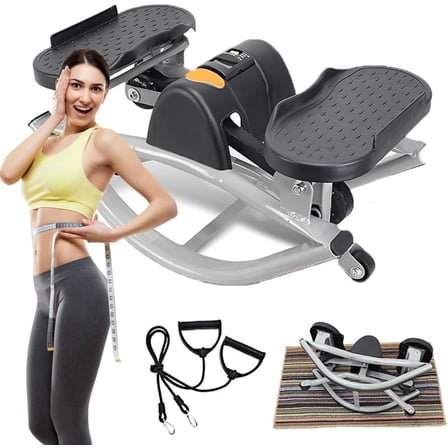 Rock Stepper | Rock Stepper Side to Side | Low-Shock Lateral Rocking Steppers | Compact Rocker Steppers Workout Exercise Equipment for Legs & Glutes | Rocks Step-per Workout Machine for Gym & Home