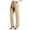 Khaki, variant on Karight Women Dress Pants Business Casual Straight Leg 30" Stretch Work Pants Pull On Slim-fit Regular Slacks with 4 Pockets