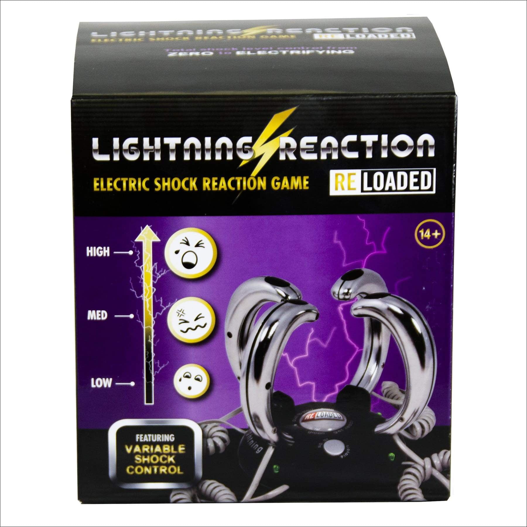1X Electric Shock Game Lightning Electro Reaction Shocker Punishment Thrilling 