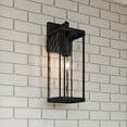 thumbnail image 5 of Quoizel Balchier 1-Light Matte Black Outdoor Wall Lantern, 5 of 9