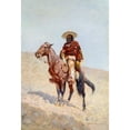 thumbnail image 2 of Remington, Frederic 11x14 Black Modern Framed Museum Art Print Titled - A Mexican Vaquero, 2 of 4