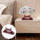 thumbnail image 4 of Ofertas Únicas 1 Pc Soporte para Ventilador Resistente Desmontable Estilo de Ventilador Imitación de Palisandro Rojo, 4 of 5