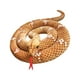 thumbnail image 5 of Muñeco de serpiente de peluche, juguete de animal, abrazable, diseño de dibujos animados, juguete divertido y realista. Amarillo, 5 of 9