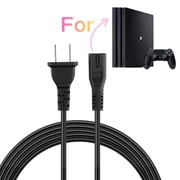 Amxwccy Premium 2-Prong AC Power Adapter Cord Compatible with PS4 Pro
