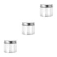 thumbnail image 4 of Injueey Frascos de plástico transparente para sellar alimentos, 10 unidades, con tapas de aluminio, contenedores, organizador de contenedores Type3 NO3, 4 of 6