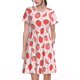 thumbnail image 1 of Disketp Strawberry para Vestido de Manga Corta para Mujeres, Vestidos de Verano para Mujeres, Casual y Holgado para la Playa, 1 of 6