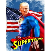 Donald Trump Poster SuperTrump Funny Parody Wall Art Print (18x24)