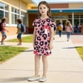 BZSMCE Short Sleeve dress Dress Casual Cotton Dresses-Rabbit and Heart ...