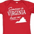 thumbnail image 4 of Inktastic Someone in Virginia Loves Me Boys or Girls Baby Bodysuit, 4 of 5