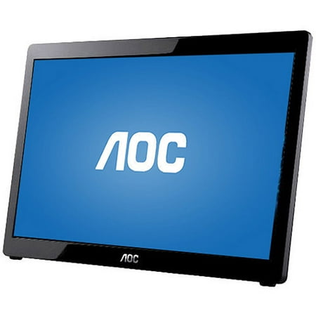 AOC 16&quot; USB-Powered Portable LED Monitor, Glossy Black (E1649FWU)