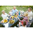 thumbnail image 3 of Crown Display Clear Plastic Deluxe Salad Tongs - 6 Count, 3 of 6