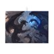thumbnail image 1 of Fotbe Black And Blue Lightning Dragon Alfombrilla de Secado para Cocina con Estampado, 18x24 Pulgadas, 1 of 7