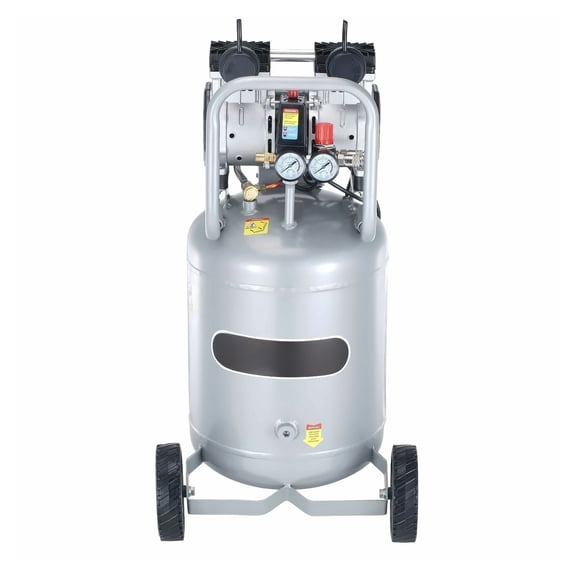 13 Gallon Air Compressor, 2HP Oil-Free, 4.6 SCFM@90PSI, 66dB Quiet, for Tire Inflation, Auto Repair, Woodworking, Spray Painting