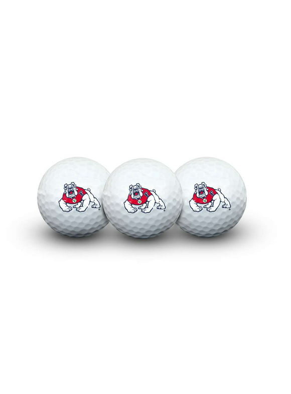 WinCraft Fresno State Bulldogs Golf Balls, 3 Pack