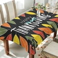 thumbnail image 3 of SKYSONIC 54"X54" Square Tablecloth with Happy Thanksgiving Prints, Anti-Wrinkle and Smooth Table Cloth for Kitchen/Home Wedding Decoration, 3 of 7