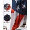 thumbnail image 6 of American Flag Golf Black Out Curtains 84 Inch Long for Living Room, 4th of July Farmhouse Vintage Wood Grain Blackout Curtain Shade Thermal Insulated Window Curtains Grommet Drapes 42"x84" 2 Panels, 6 of 8