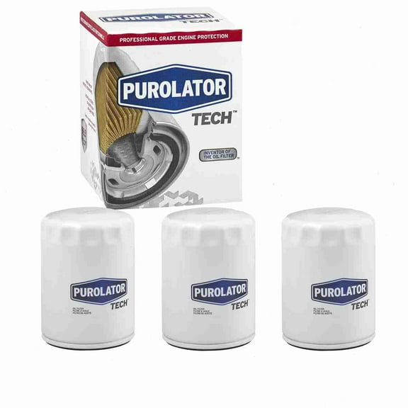 3 pc Purolator TECH TL25288 Engine Oil Filters for 12490149 12576499 1258 1522 1522MP 166 21258 21522 21522MP 25014377 25014748 2522 31522 41522 51258 51522 51522MP 61258 61522 61851522 729865 85522