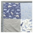 thumbnail image 4 of Bedtime Originals Roar Dinosaur 3 Piece Crib Bedding Set, Blue/Gray, 4 of 6