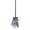 Purple, variant on Orangide Halloween Witch Broom Decoration 35 in Mesh Flying Broomstick with Red Bow Wall Hanging for Party Indoor Outdoor Yard Porch Decor