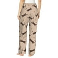 thumbnail image 3 of Naloa Leopard Print Print Women’s Ultra-Soft Comfy Pajama Lounge Pants with Pockets & Drawstring, 3 of 8