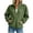 Green, variant on Womens Corduroy Half Zip Pullover Sweatshirt Stand Collar Long Sleeve Loose Fit Casual Top with Pockets for Fall Fashion Everyday Wear