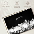 thumbnail image 6 of Elephant Stock Dallas Skyline Bw Wall Art - Horizontal Canvas Wall Art - Living Room Wall Decor - City Canvas - Black And White Decor - 12" x 8", 6 of 8