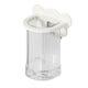 thumbnail image 2 of Portacepillos de dientes de pared con orificios de drenaje | Recipiente extraíble para una limpieza fácil | Organizador de baño de plástico blanco para pasta de dientes, brochas de maquillaje y, 2 of 6