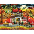 thumbnail image 2 of SUNSOUT INC - Halloween Fright Night - 500 pc Jigsaw Puzzle by Artist: Cheryl Bartley - Finished Size 18" x 24" Halloween - MPN# 54771, 2 of 5