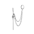 thumbnail image 1 of Pendiente de aro pequeño TUNC Punk Tassel Crawler Climber acero inoxidable, 1 of 5