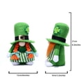 thumbnail image 2 of 2Pcs St Patricks Day Decorations Gnome Plush, Green Dwarf St Patricks Day Elf St. Patricks Day Decor Gift Green (St.Patrick's Day), 2 of 9