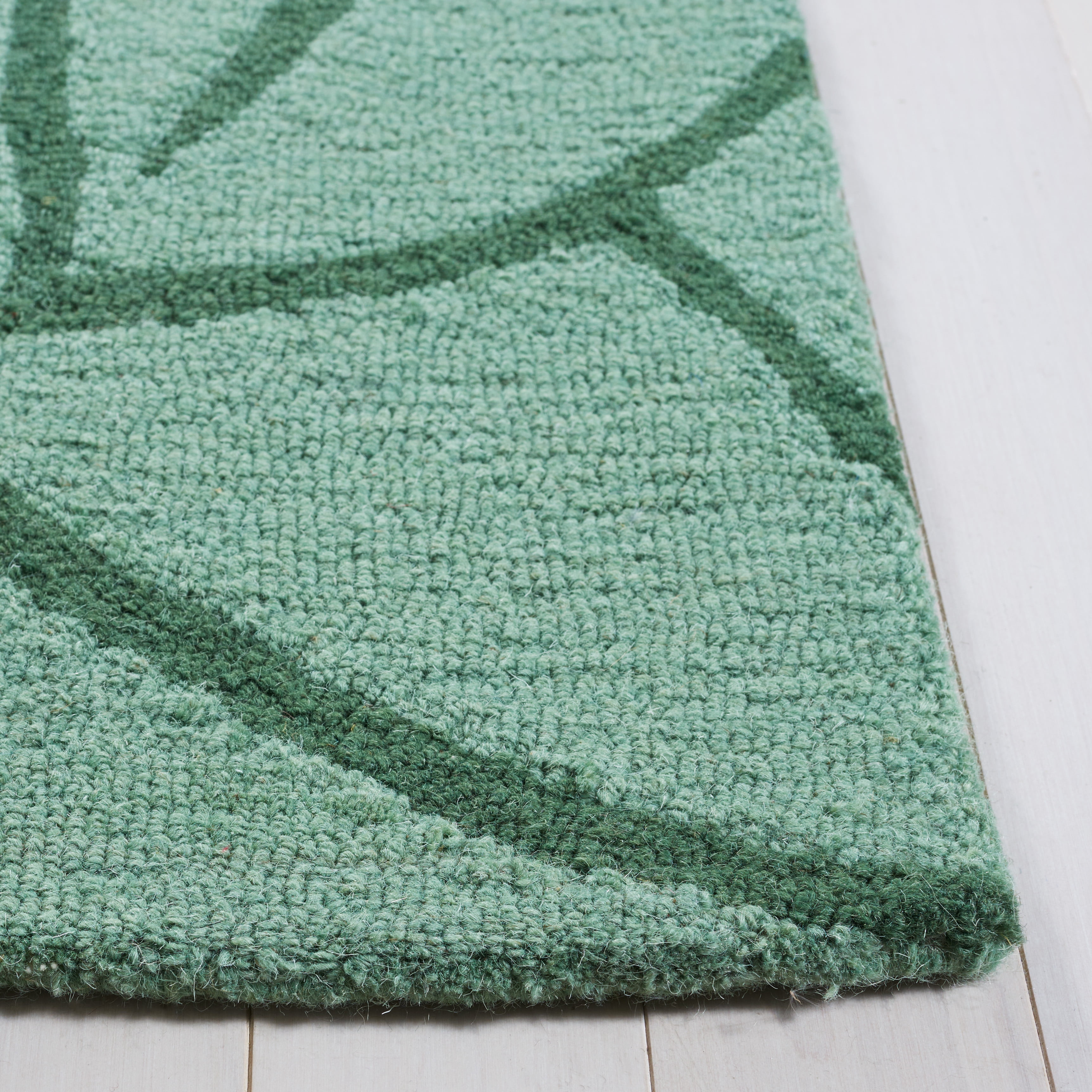 SAFAVIEH Fifth Avenue Deborah Abstract Area Rug, Green/Ivory, 8' x 10'
