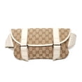 thumbnail image 1 of Pre-Owned Gucci GG Canvas Waist Bag, Beige, 1 of 14