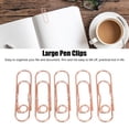 thumbnail image 4 of Large Pen Clips, Electroplated Light Portable Metal Pen Clips 20 Pieces  for School, 4 of 7
