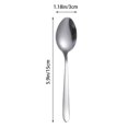 thumbnail image 3 of Toothpick Dispenser Stainless Steel Tableware Coffee Mixing Spoon Pointed Spoon Dessert Spoon And Household Children'S Eating Spoon*12Pcs, 3 of 7