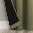 thumbnail image 5 of Sun Zero Graham 2-pack Magnetic Closure 100% Blackout Grommet Curtain Panel Pair, 40"W x 63"L, Sage Green, 5 of 8