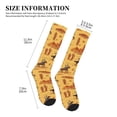 thumbnail image 2 of Lsque Brave Cowboys Pattern Sport Compression Socks for Men & Women 15-20 mmHg Knee High Nurse Pregnant Running Medical and Travel Athletic, 2 of 6