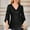 Black, variant on Womens Summer Tops Trendy Sequin 3/4 Sleeve Glitter Sparkly Party Blouse Casual V Neck Dressy For Evening Party Pink S