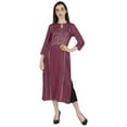 thumbnail image 5 of Phagun Rayon Gota Patti Long DesignerKurtiFor Women's Indian Ethnic Wear Solid Kurta, 5 of 7