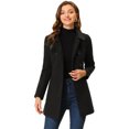 thumbnail image 1 of INSPIRE CHIC Manteau Mi-Long à Double Boutonnage pour Femme à Col Rabattu, 1 of 7