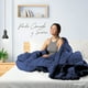 thumbnail image 5 of Edredón Acolchado Dreamlab azul marino King sobredimensionado, 5 of 7