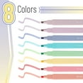 thumbnail image 6 of Mr. Pen- Aesthetic Highlighters, 8 pcs, Chisel Tip, Candy Colors, No Bleed Bible Highlighter Pastel, 6 of 9