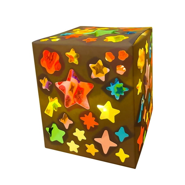 Lantern Children's Light And Shadow Game Kindergarten DIY Production Portable Projection Lamp Material Bag